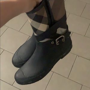 Burberry rain boots